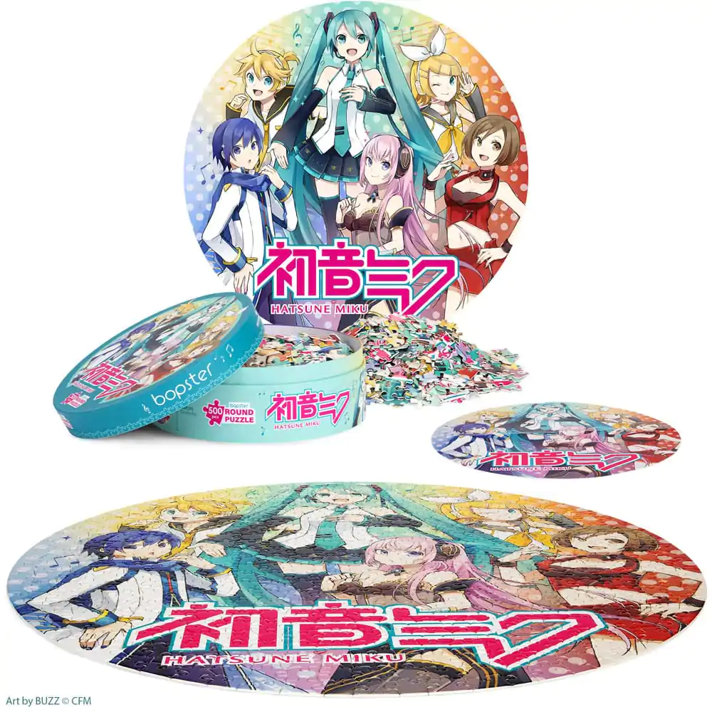 Hatsune Miku kör alakú puzzle 500 darab termékfotó