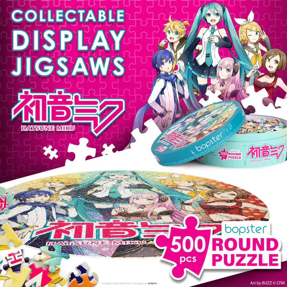 Hatsune Miku kör alakú puzzle 500 darab termékfotó