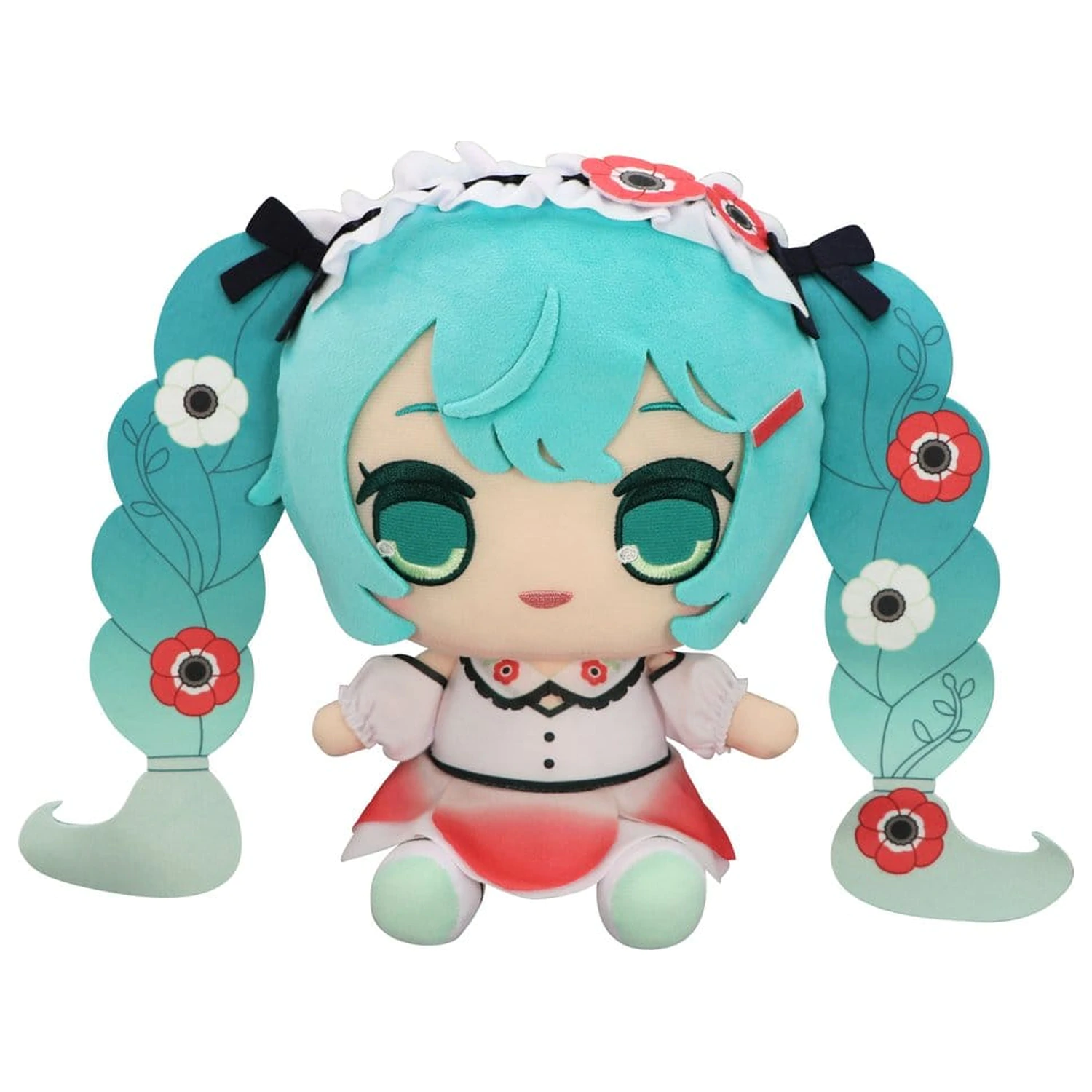 Hatsune Miku Kyurumaru Big Anemone plüss figura 26 cm   termékfotó