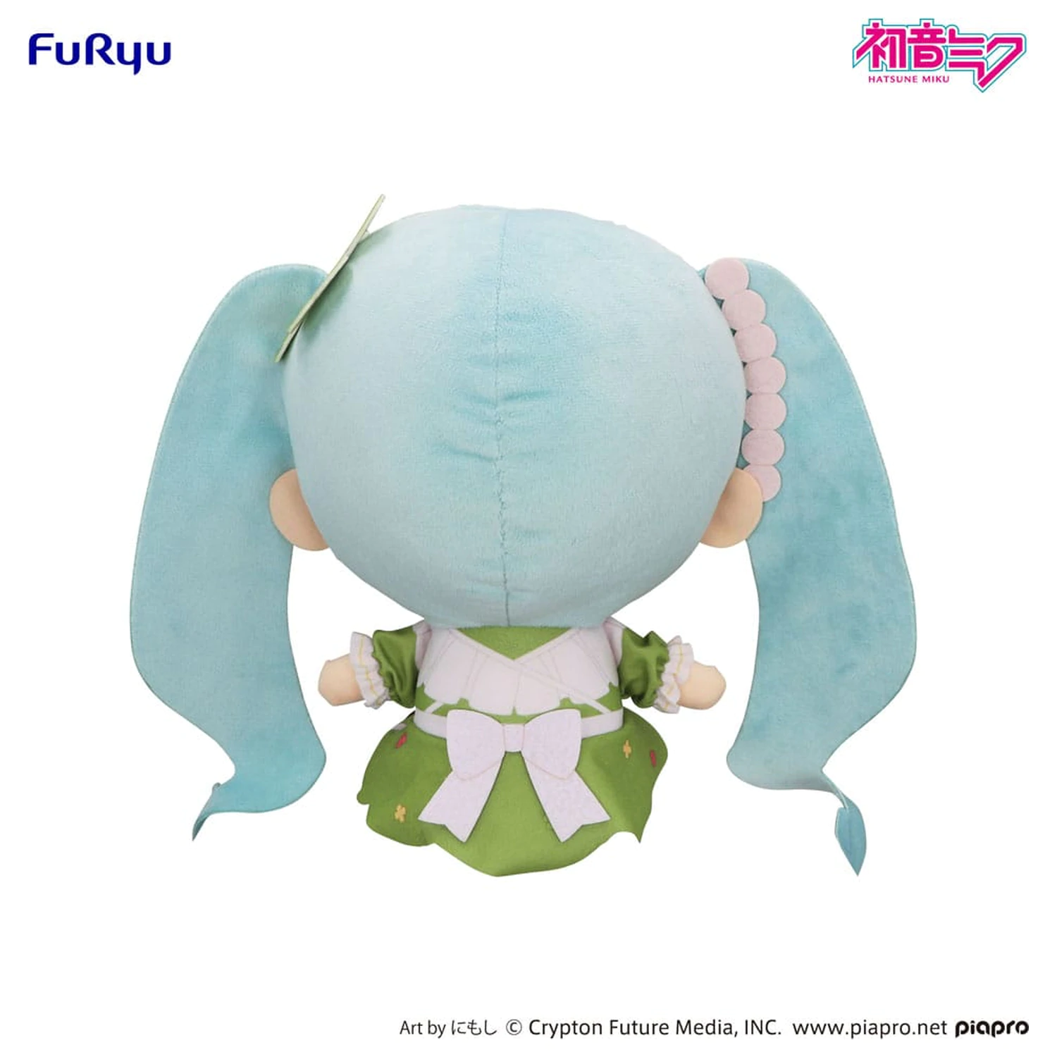 Hatsune Miku Kyurumaru Big Clover plüss figura 26 cm   termékfotó