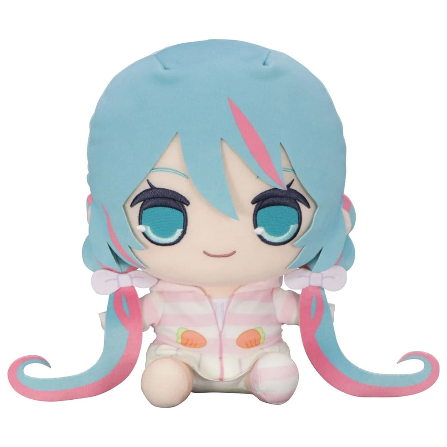 Hatsune Miku Kyurumaru Big plüss figura Rabbit Ear Hood Pajama 28 cm termékfotó