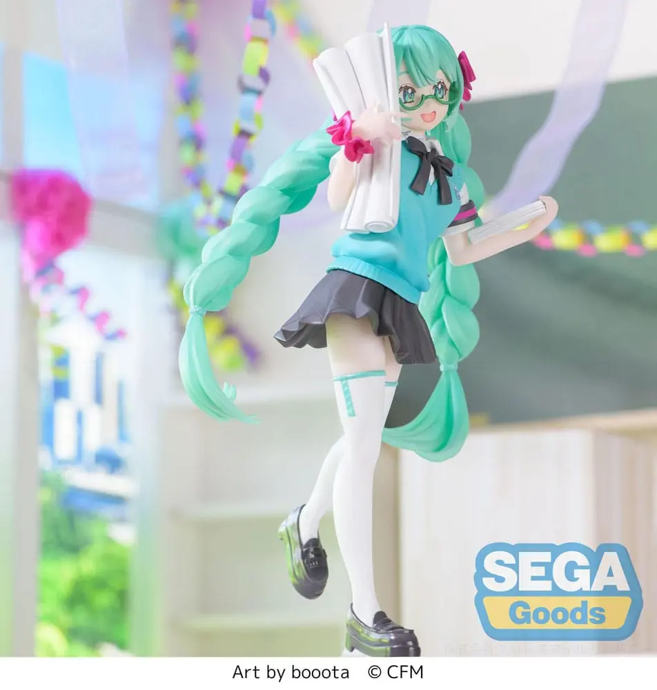 Hatsune Miku Luminasta Hatsune Miku 16th Anniversary Booota Ver. PVC szobor figura 18 cm termékfotó