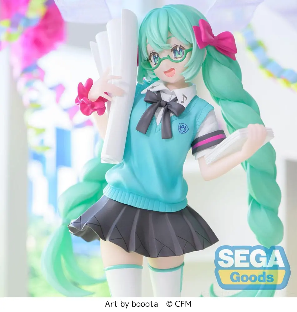 Hatsune Miku Luminasta Hatsune Miku 16th Anniversary Booota Ver. PVC szobor figura 18 cm termékfotó