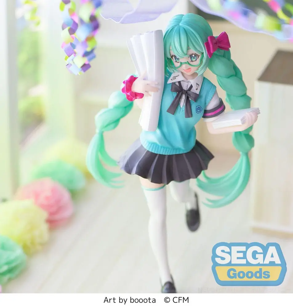Hatsune Miku Luminasta Hatsune Miku 16th Anniversary Booota Ver. PVC szobor figura 18 cm termékfotó