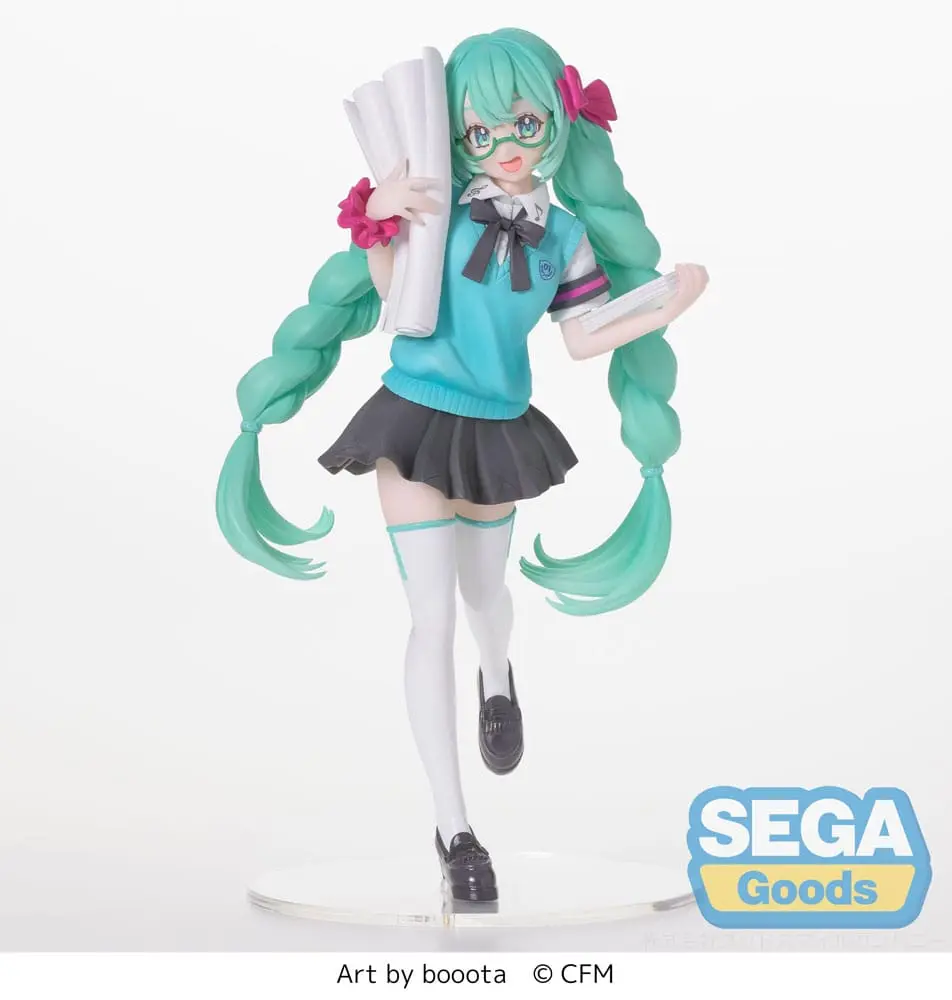 Hatsune Miku Luminasta Hatsune Miku 16th Anniversary Booota Ver. PVC szobor figura 18 cm termékfotó