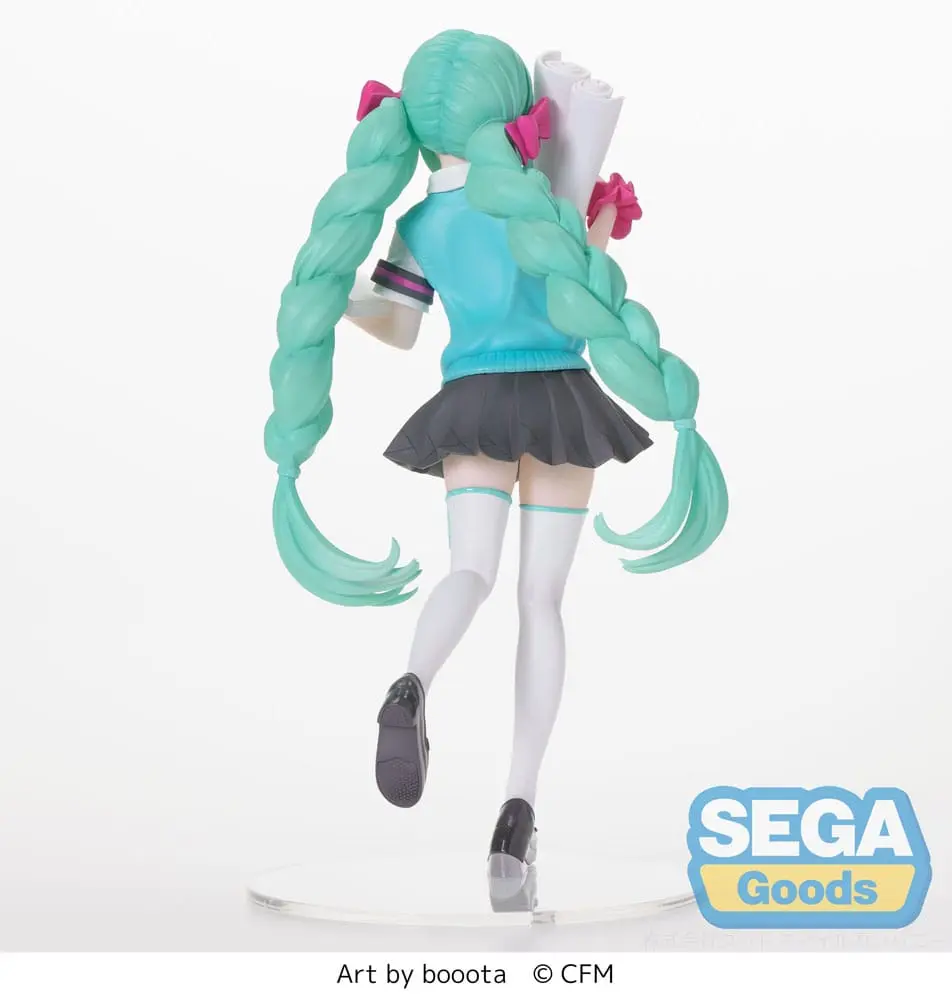 Hatsune Miku Luminasta Hatsune Miku 16th Anniversary Booota Ver. PVC szobor figura 18 cm termékfotó