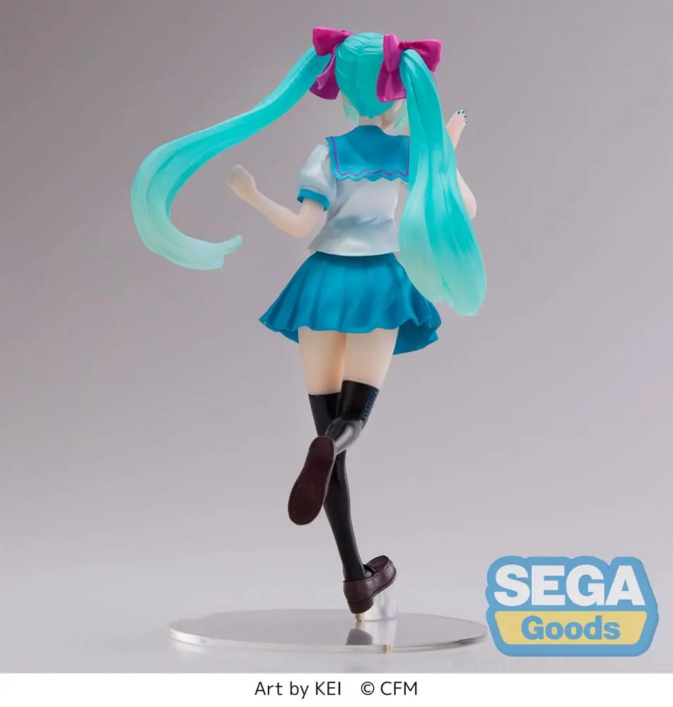 Hatsune Miku Luminasta Hatsune Miku 16th Anniversary KEI Ver. PVC szobor figura 18 cm termékfotó