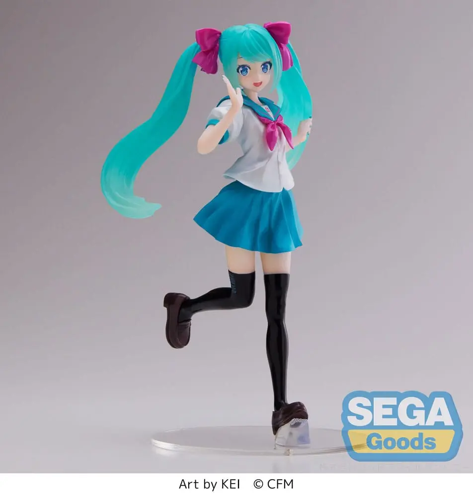 Hatsune Miku Luminasta Hatsune Miku 16th Anniversary KEI Ver. PVC szobor figura 18 cm termékfotó