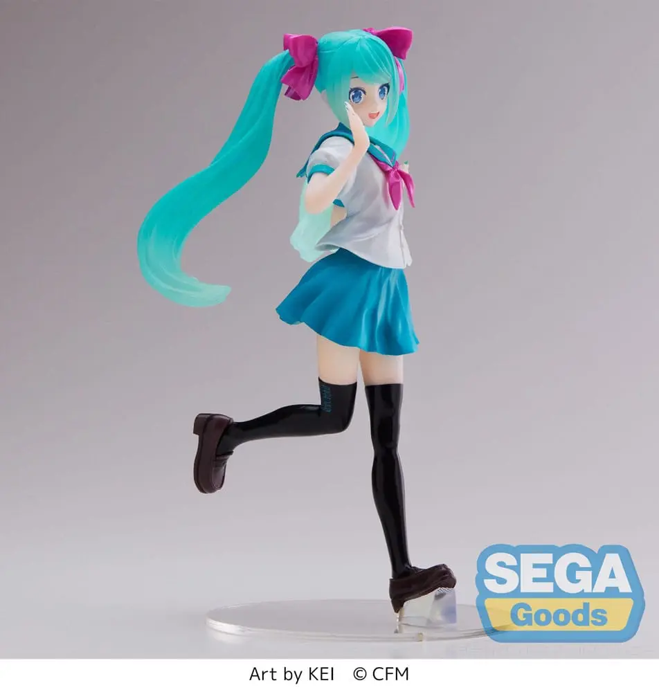 Hatsune Miku Luminasta Hatsune Miku 16th Anniversary KEI Ver. PVC szobor figura 18 cm termékfotó