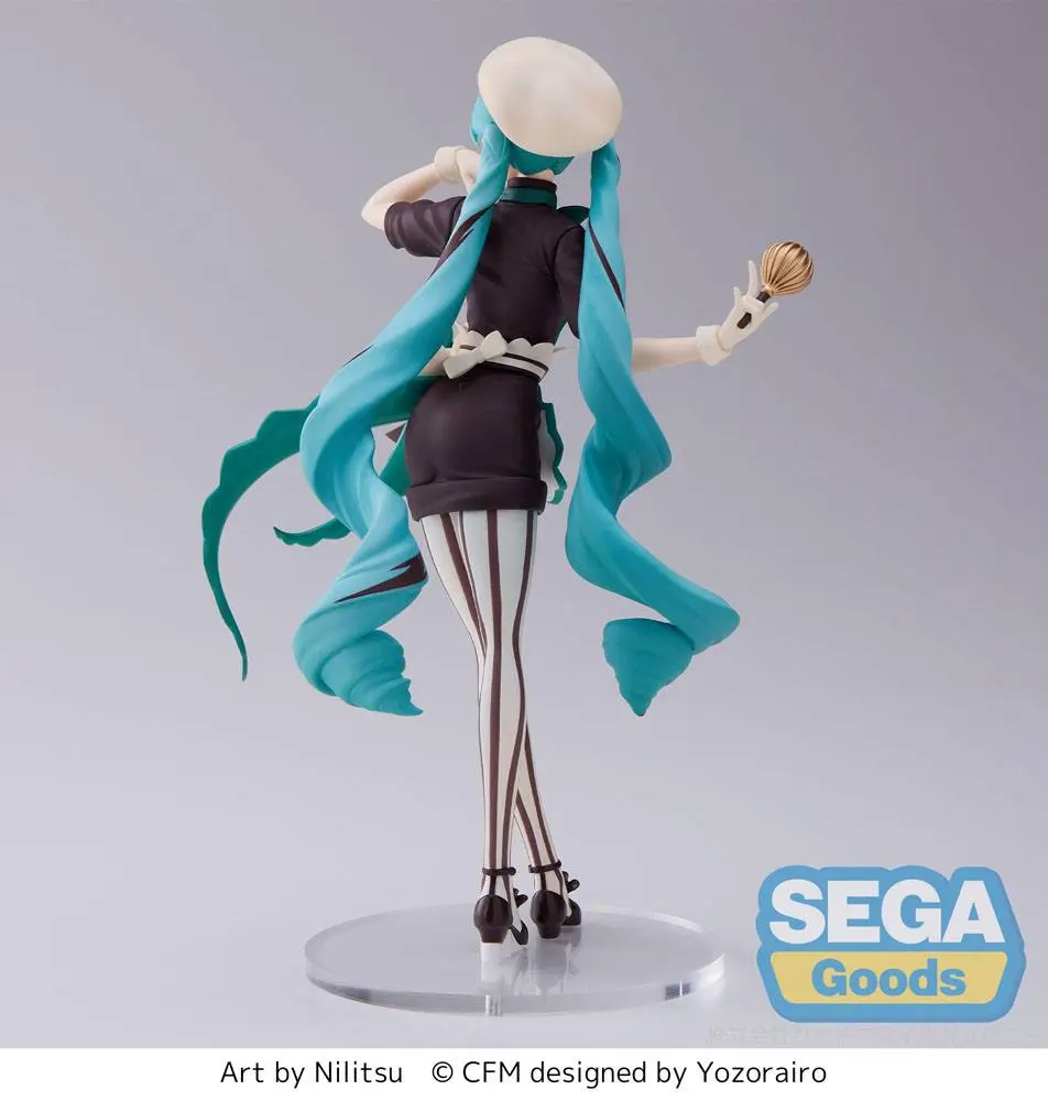 Hatsune Miku Luminasta Hatsune Miku - Bitter Patissier PVC szobor figura 21 cm termékfotó