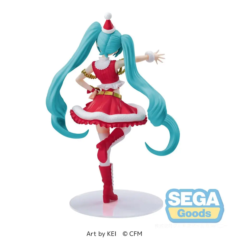 Hatsune Miku Luminasta Hatsune Miku Christmas 2023 PVC szobor figura 20 cm termékfotó