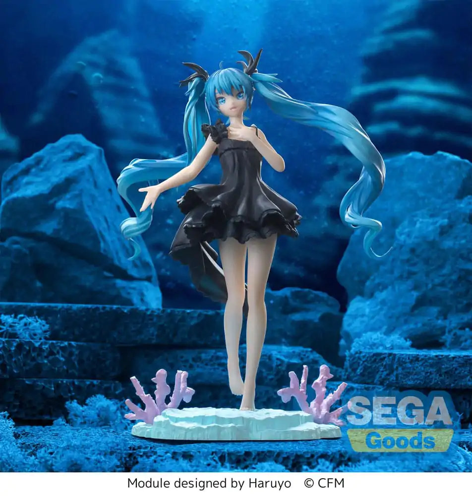 Hatsune Miku Luminasta Hatsune Miku Deep Sea Girl PVC szobor figura 18 cm termékfotó