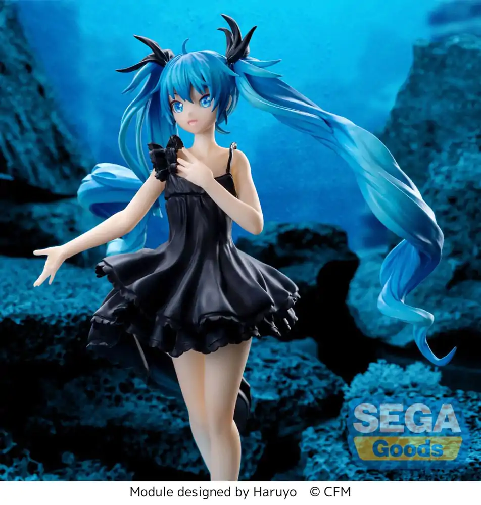 Hatsune Miku Luminasta Hatsune Miku Deep Sea Girl PVC szobor figura 18 cm termékfotó