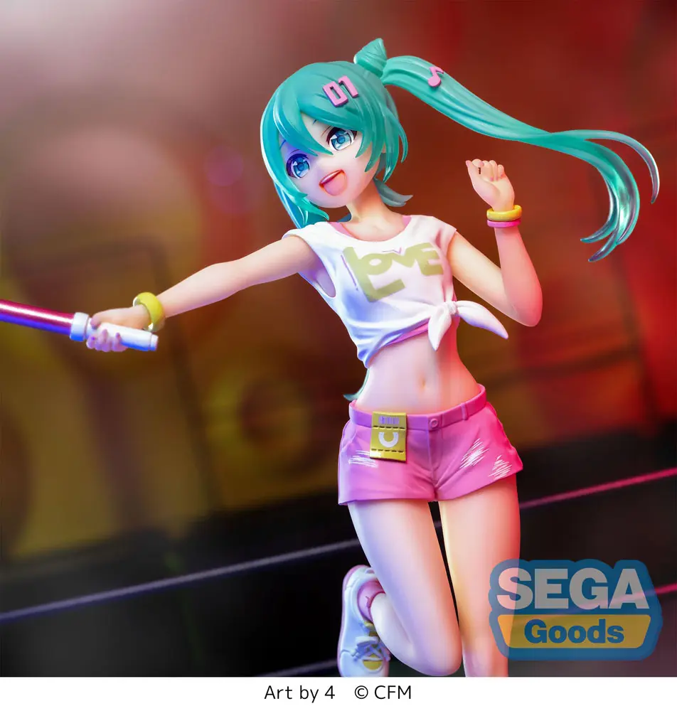 Hatsune Miku Luminasta Hatsune Miku Live Cheering PVC szobor figura 20 cm termékfotó