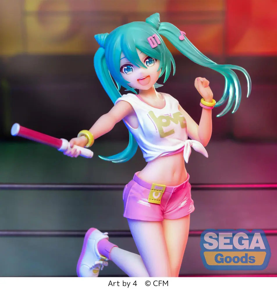 Hatsune Miku Luminasta Hatsune Miku Live Cheering PVC szobor figura 20 cm termékfotó