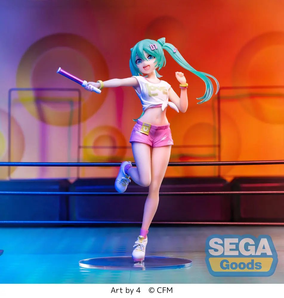 Hatsune Miku Luminasta Hatsune Miku Live Cheering PVC szobor figura 20 cm termékfotó