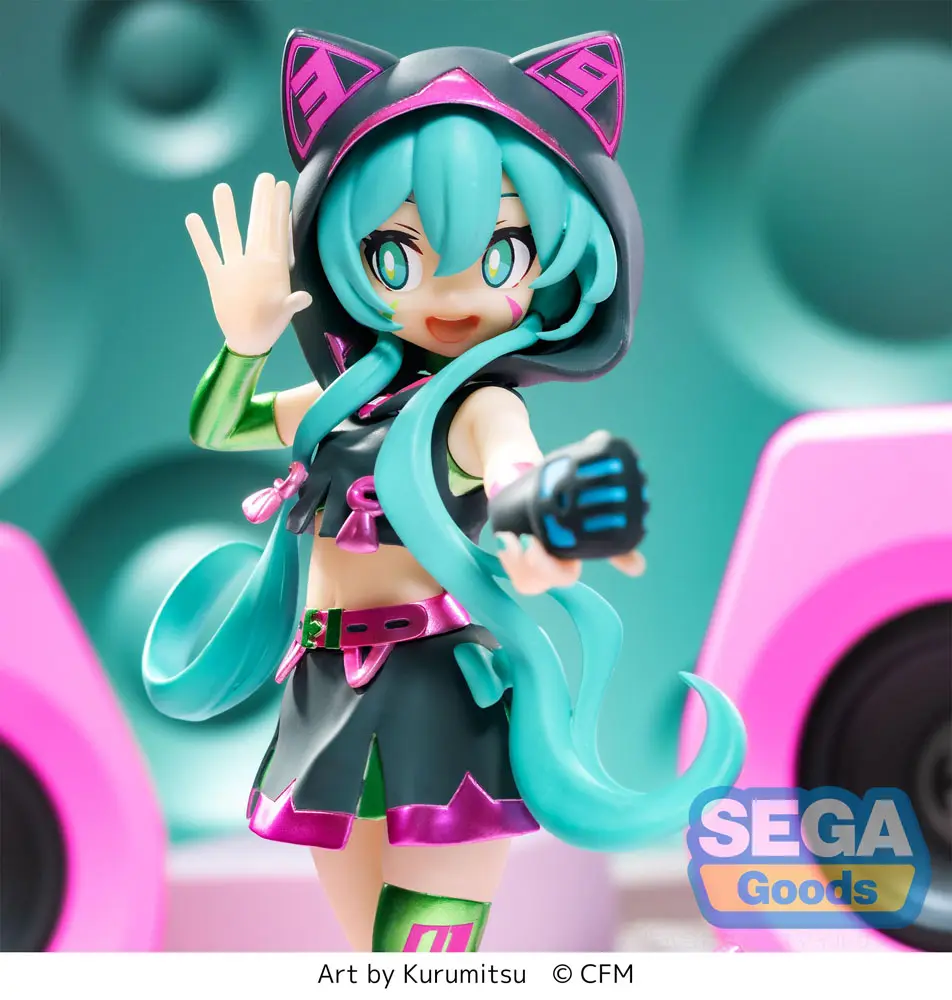 Hatsune Miku Luminasta Hatsune Miku Live Stage PVC szobor figura 18 cm termékfotó