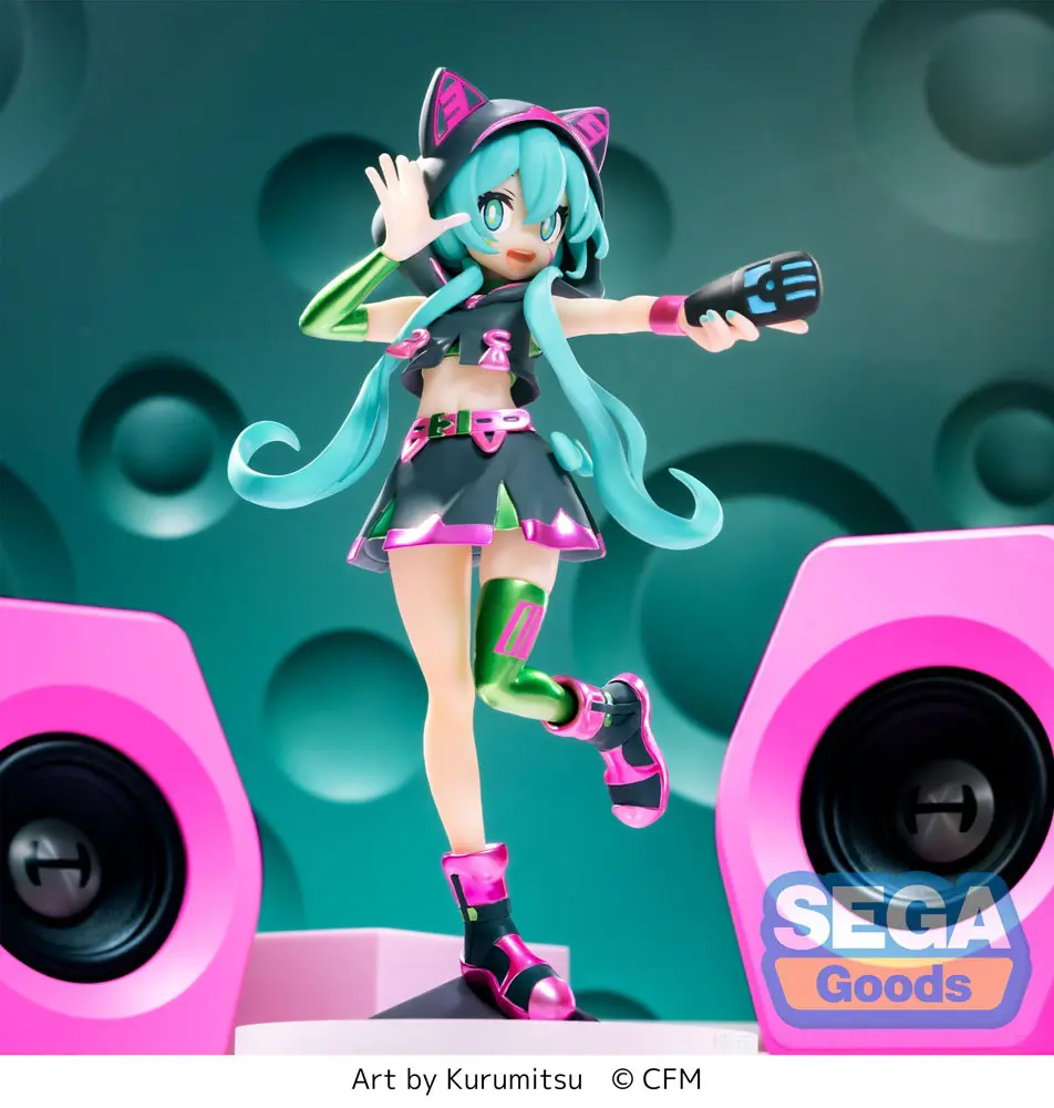 Hatsune Miku Luminasta Hatsune Miku Live Stage PVC szobor figura 18 cm termékfotó