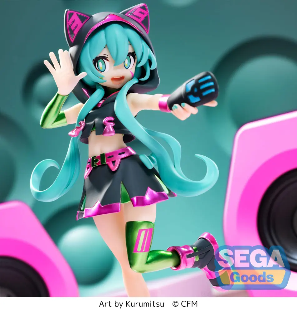 Hatsune Miku Luminasta Hatsune Miku Live Stage PVC szobor figura 18 cm termékfotó