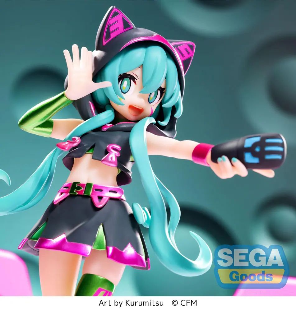 Hatsune Miku Luminasta Hatsune Miku Live Stage PVC szobor figura 18 cm termékfotó