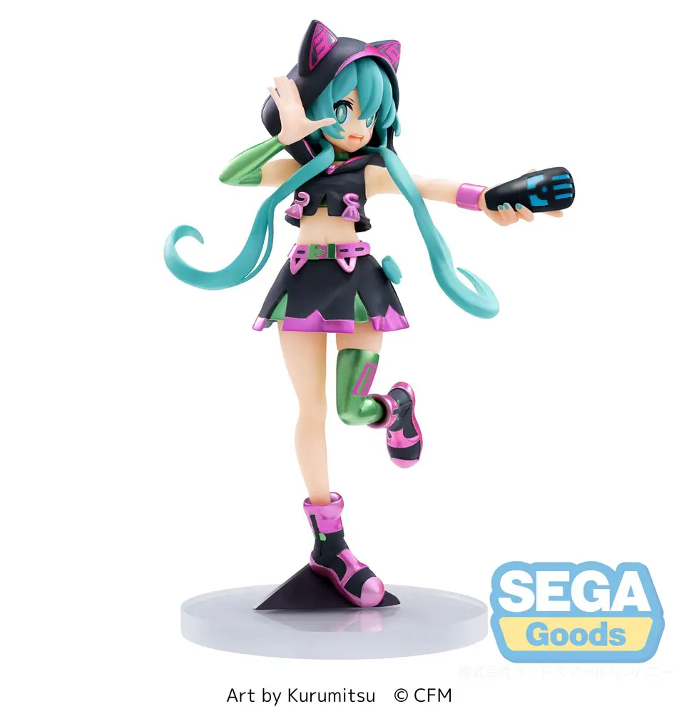 Hatsune Miku Luminasta Hatsune Miku Live Stage PVC szobor figura 18 cm termékfotó