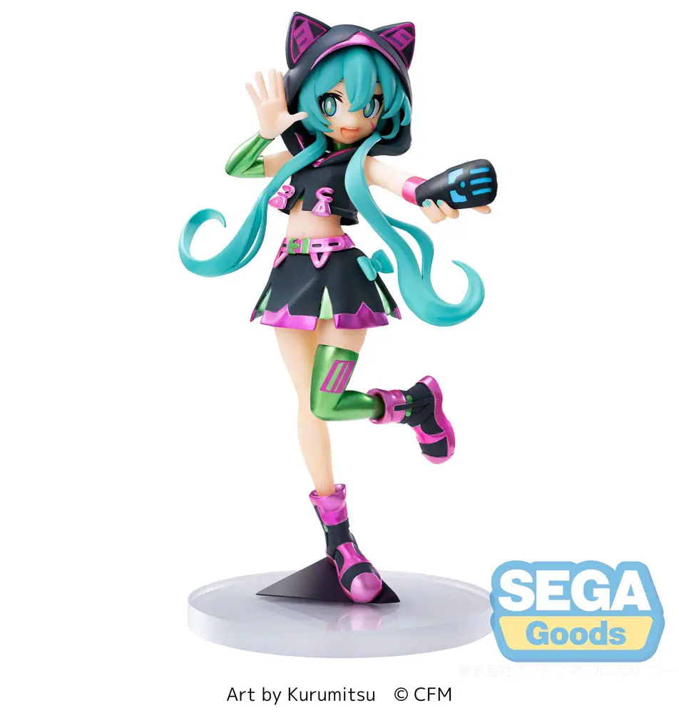 Hatsune Miku Luminasta Hatsune Miku Live Stage PVC szobor figura 18 cm termékfotó