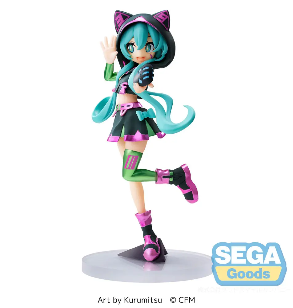 Hatsune Miku Luminasta Hatsune Miku Live Stage PVC szobor figura 18 cm termékfotó