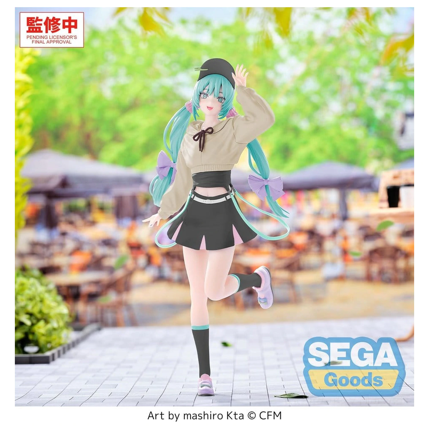 Hatsune Miku Luminasta PVC figura Hatsune Miku Conceptual Series Vol.2 Stroll Ver. 21 cm termékfotó