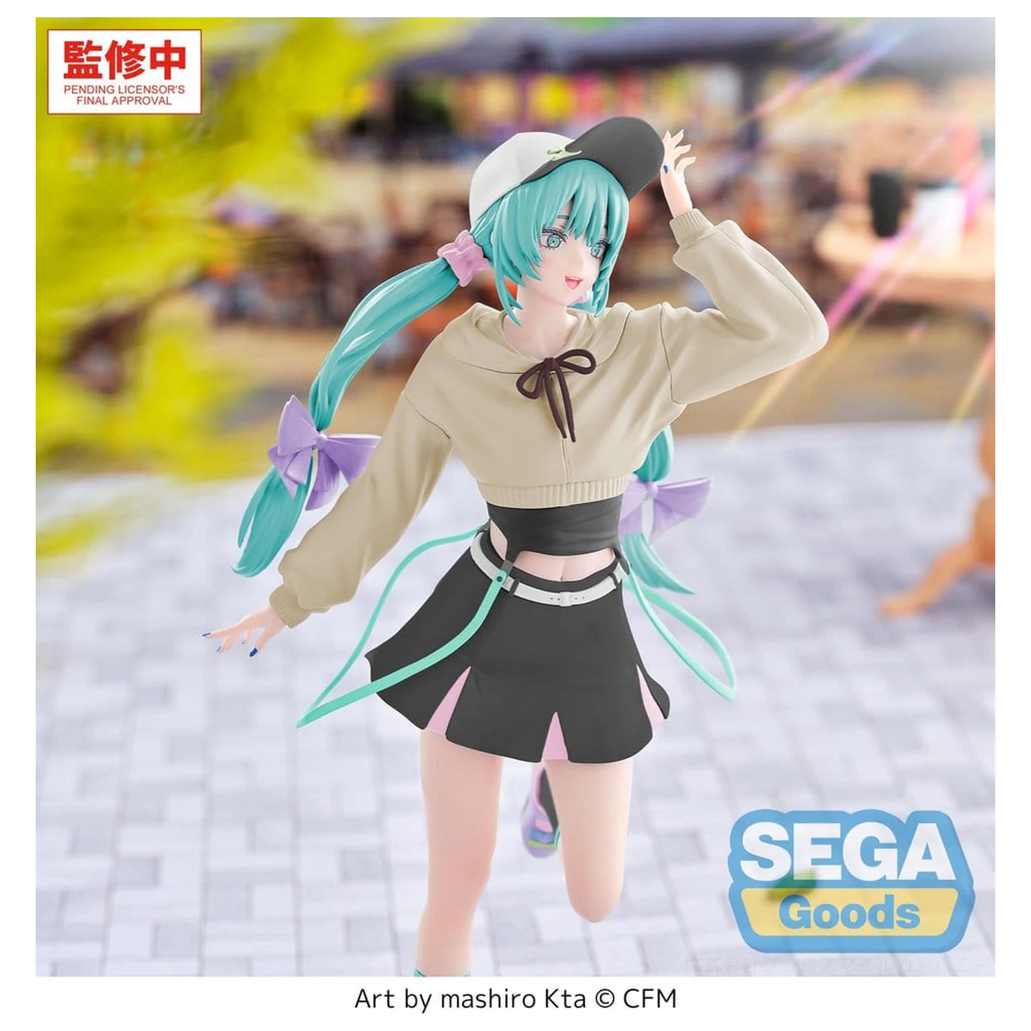 Hatsune Miku Luminasta PVC figura Hatsune Miku Conceptual Series Vol.2 Stroll Ver. 21 cm termékfotó