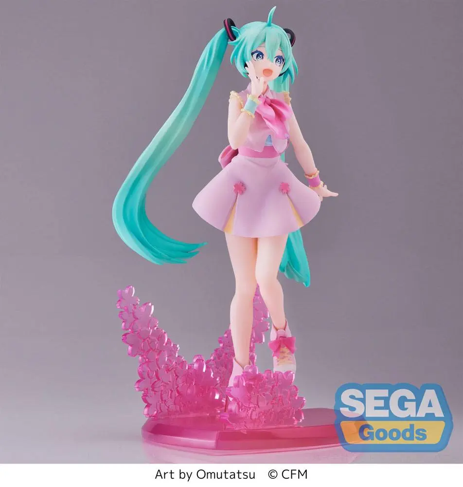 Hatsune Miku Luminasta Sakura Miku Omutatsu Ver. PVC szobor figura 21 cm termékfotó