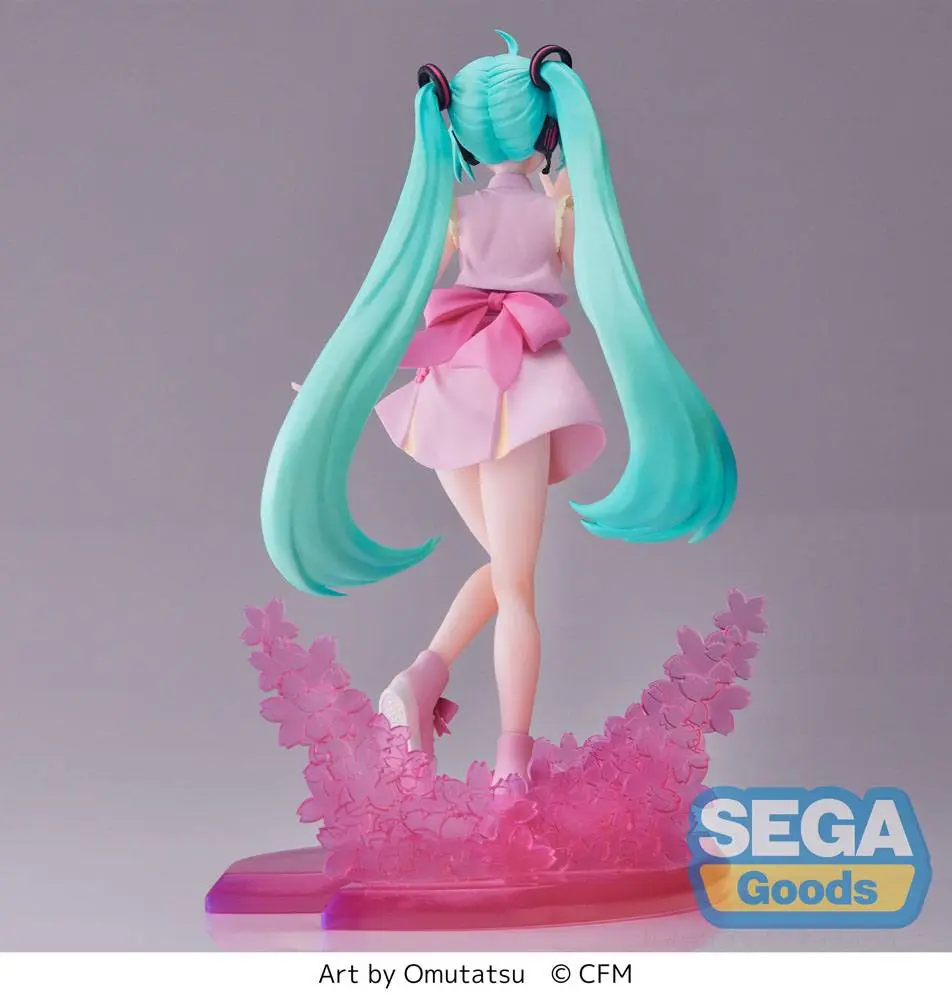 Hatsune Miku Luminasta Sakura Miku Omutatsu Ver. PVC szobor figura 21 cm termékfotó