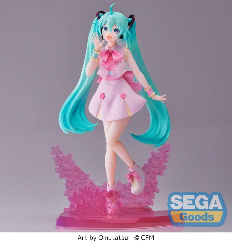 Hatsune Miku Luminasta Sakura Miku Omutatsu Ver. PVC szobor figura 21 cm termékfotó