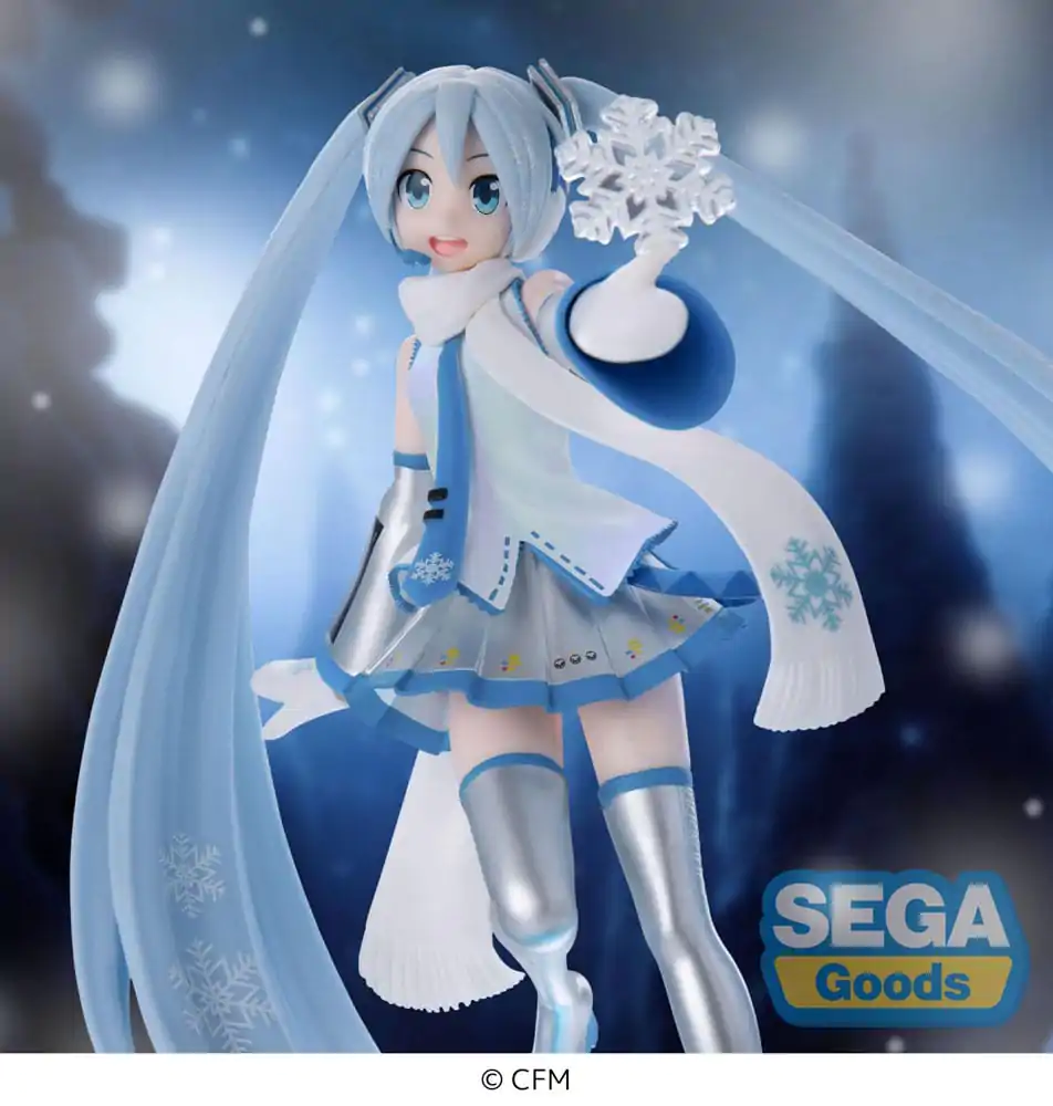 Hatsune Miku Luminasta PVC Statue Snow Miku Sky Town Ver. 22 cm termékfotó