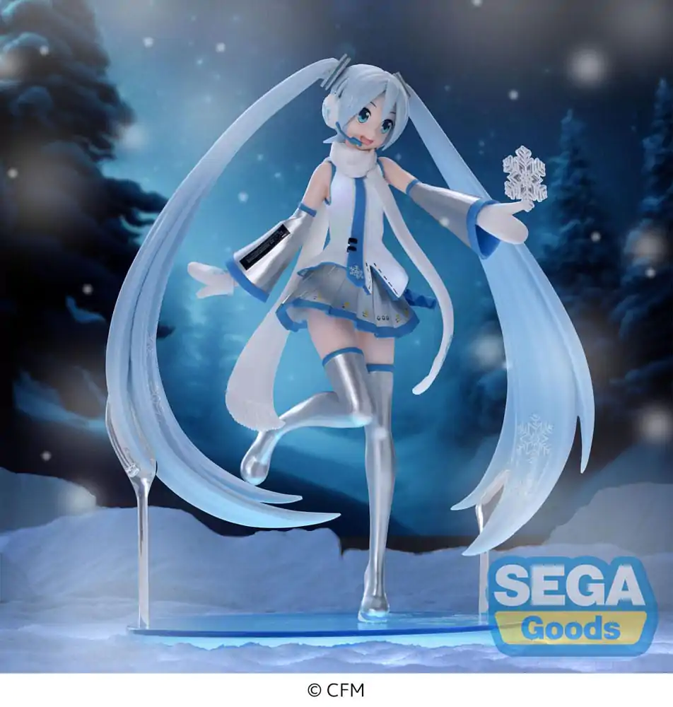 Hatsune Miku Luminasta PVC Statue Snow Miku Sky Town Ver. 22 cm termékfotó