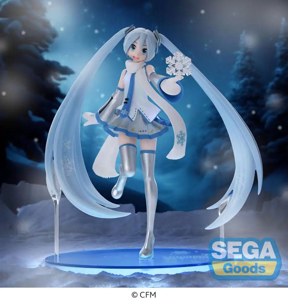 Hatsune Miku Luminasta PVC Statue Snow Miku Sky Town Ver. 22 cm termékfotó