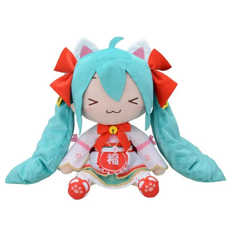 Hatsune Miku Maneki Hatsune Miku Fluffy plüss 40cm termékfotó