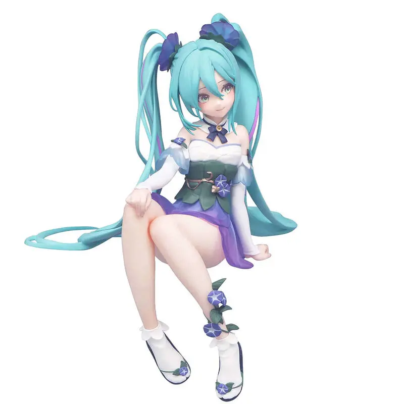Hatsune Miku - Miku Flower Fairy Morning Glory Noodle Stopper figura 14cm termékfotó