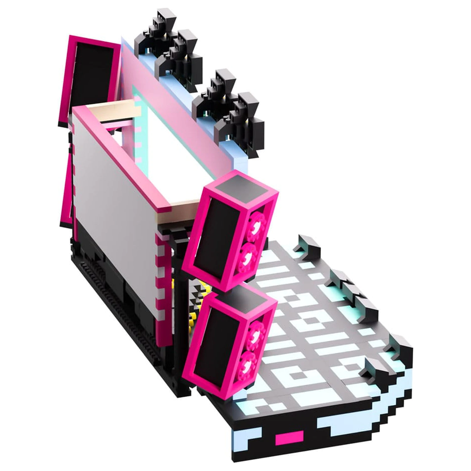 Hatsune Miku Miku's Stage építőkészlet 19 cm     termékfotó