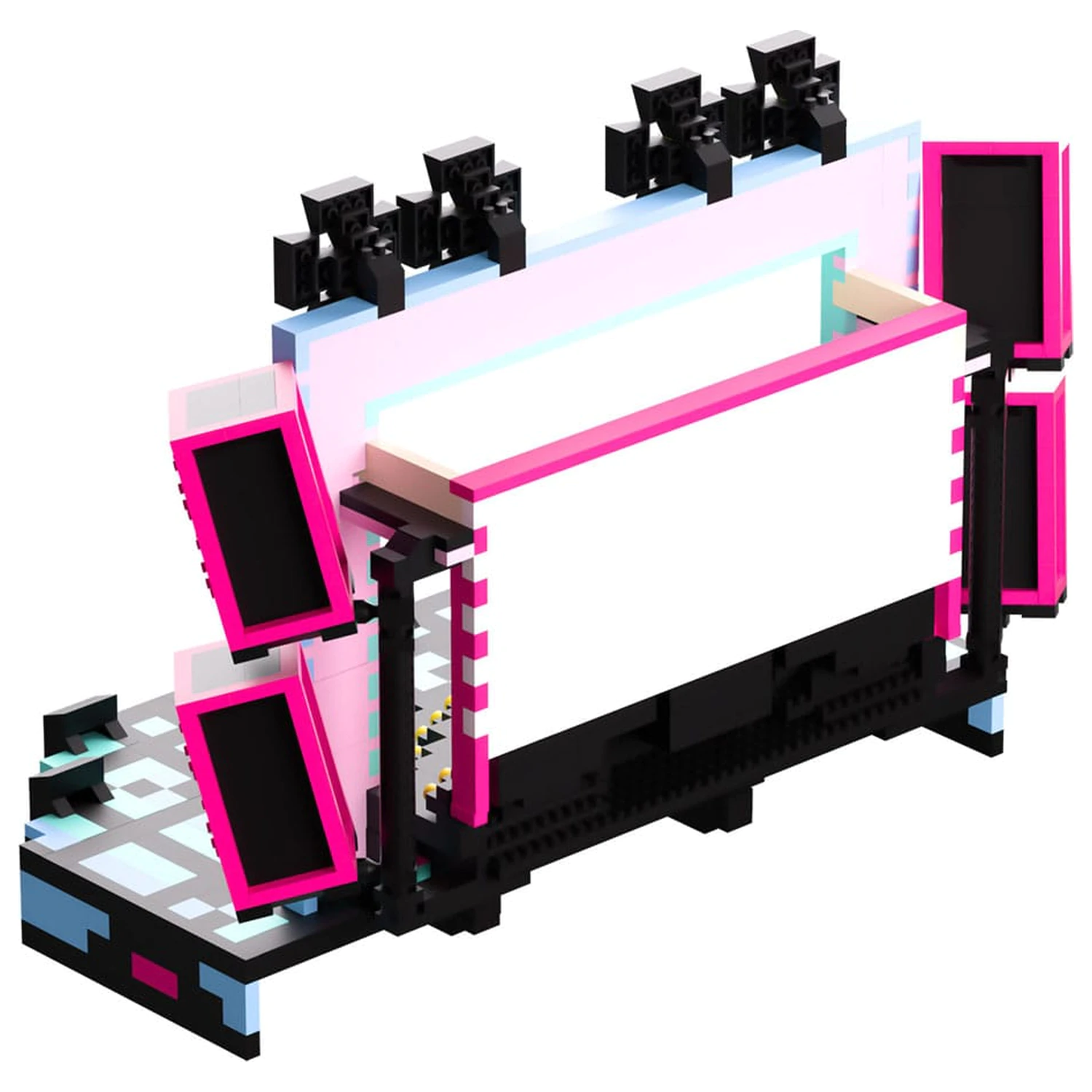 Hatsune Miku Miku's Stage építőkészlet 19 cm     termékfotó