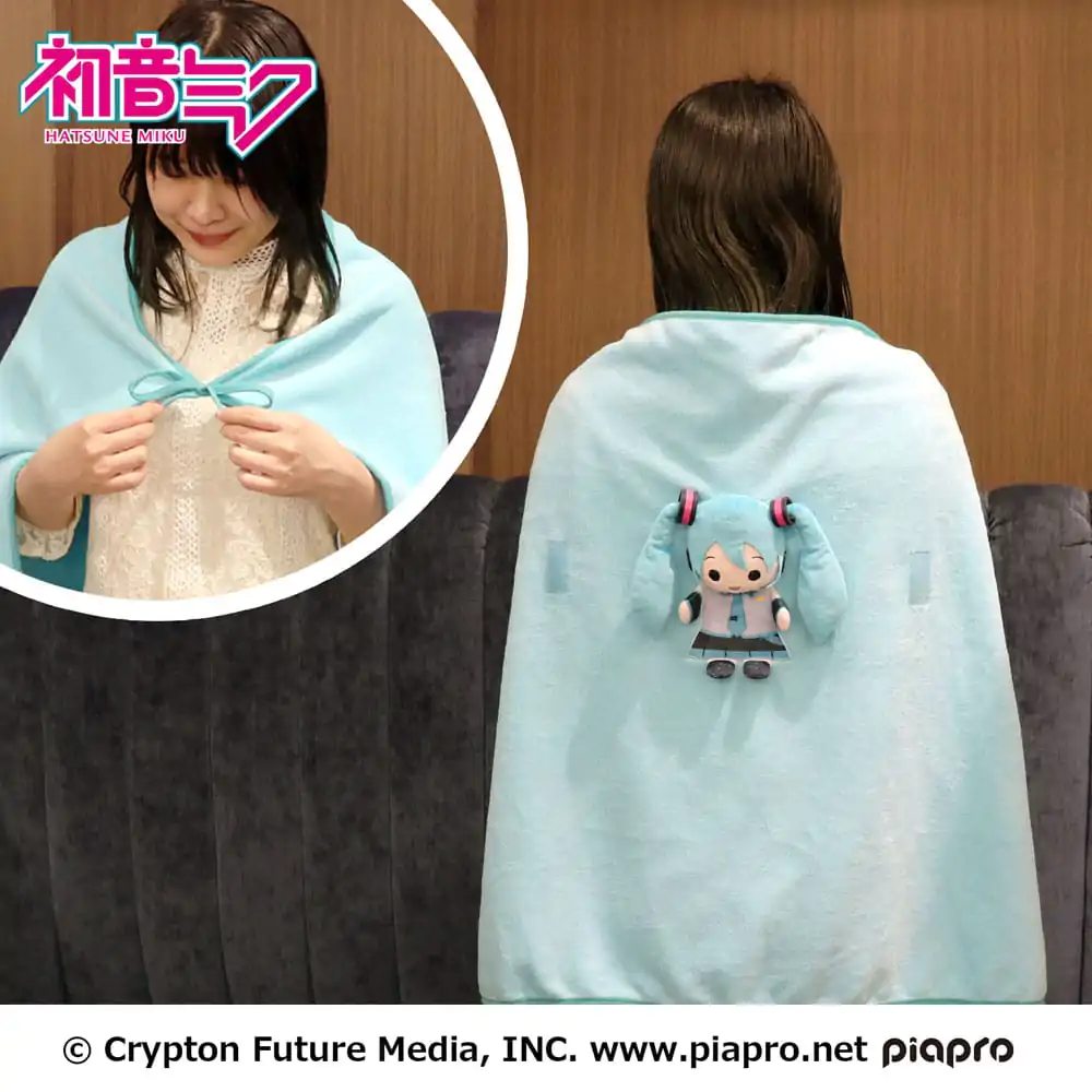 Hatsune Miku Miku takaró és plüss figura termékfotó