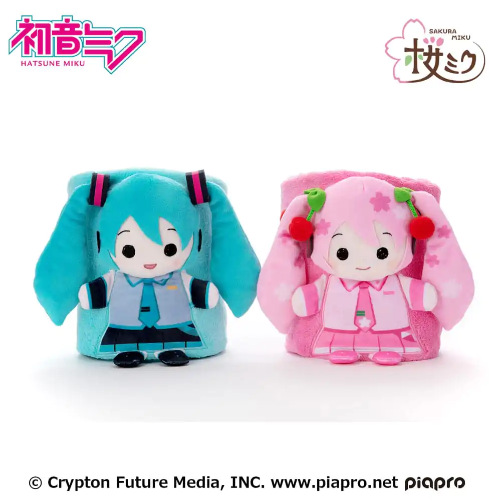 Hatsune Miku Miku takaró és plüss figura termékfotó