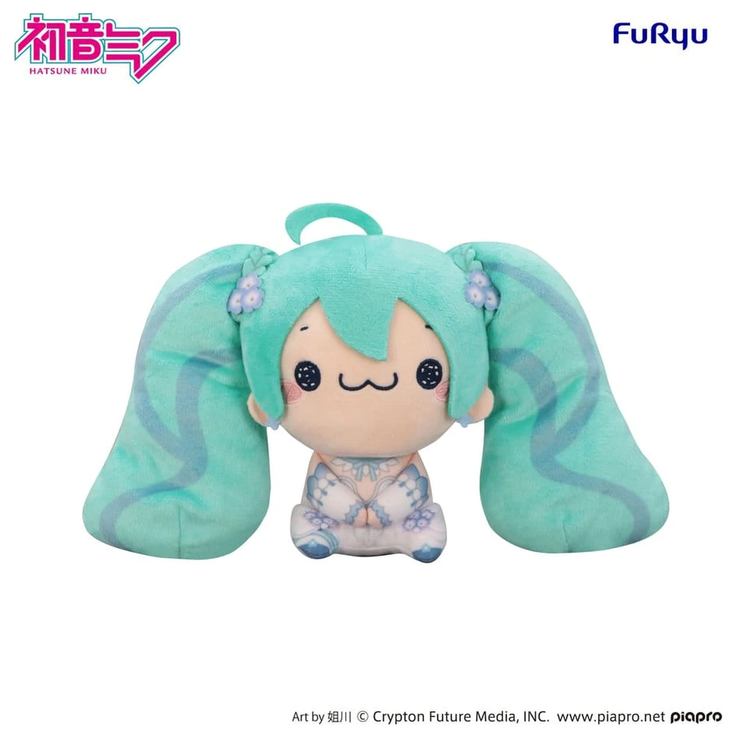 Hatsune Miku Mochipico Nemophila A plüss figura 15 cm termékfotó