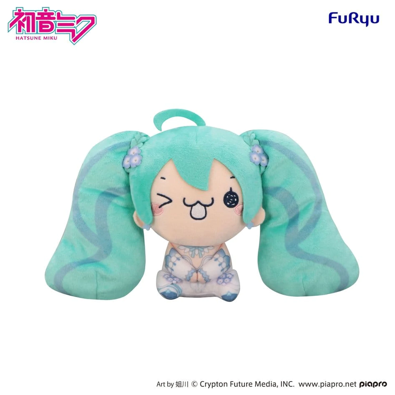 Hatsune Miku Mochipico Nemophila C plüss figura 15 cm termékfotó