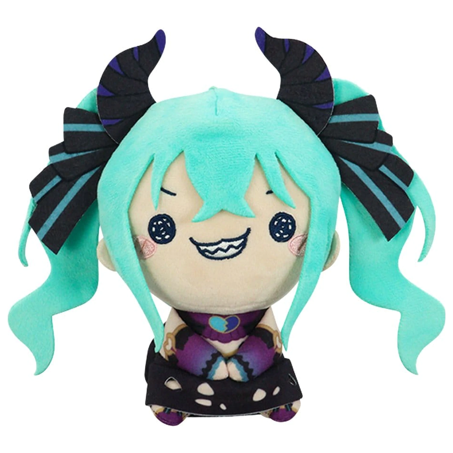 Hatsune Miku Mochipico plüss figura Villain A 16 cm termékfotó