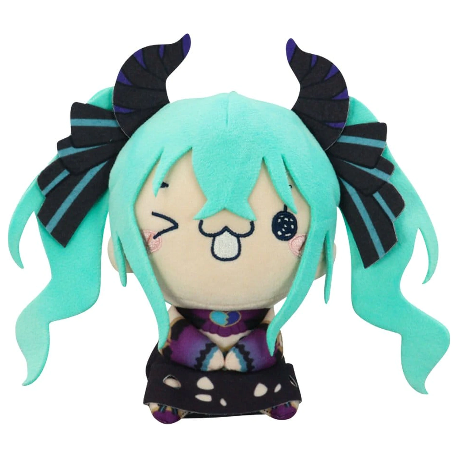Hatsune Miku Mochipico plüss figura Villain B 16 cm termékfotó