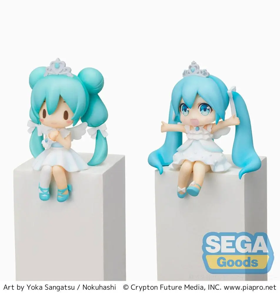 Hatsune Miku MP Perching Collection Hatsune Miku 15th Anniversary Ver. PVC szobor figura 7 cm termékfotó