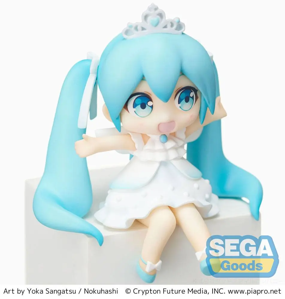 Hatsune Miku MP Perching Collection Hatsune Miku 15th Anniversary Ver. PVC szobor figura 7 cm termékfotó