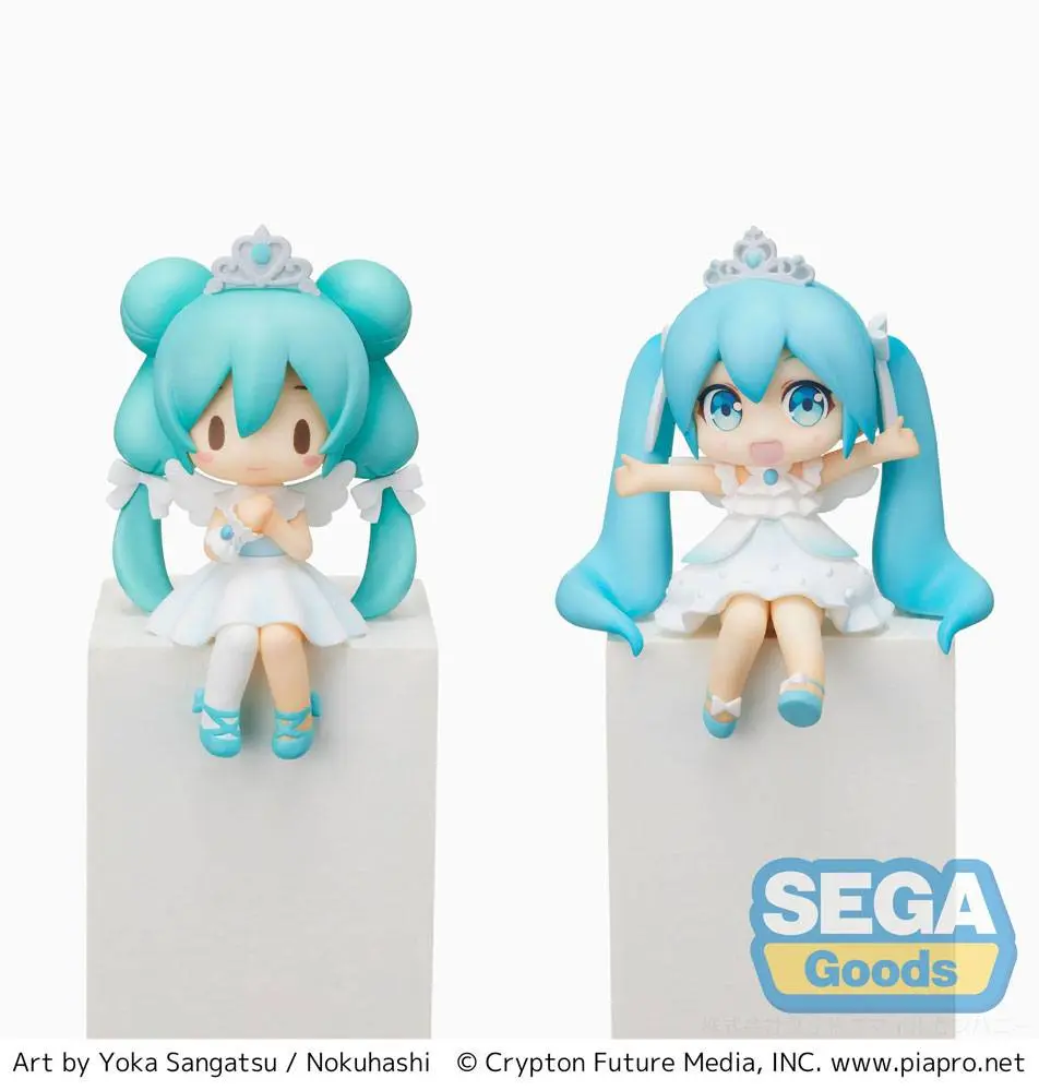 Hatsune Miku MP Perching Collection Hatsune Miku 15th Anniversary Ver. PVC szobor figura 7 cm termékfotó