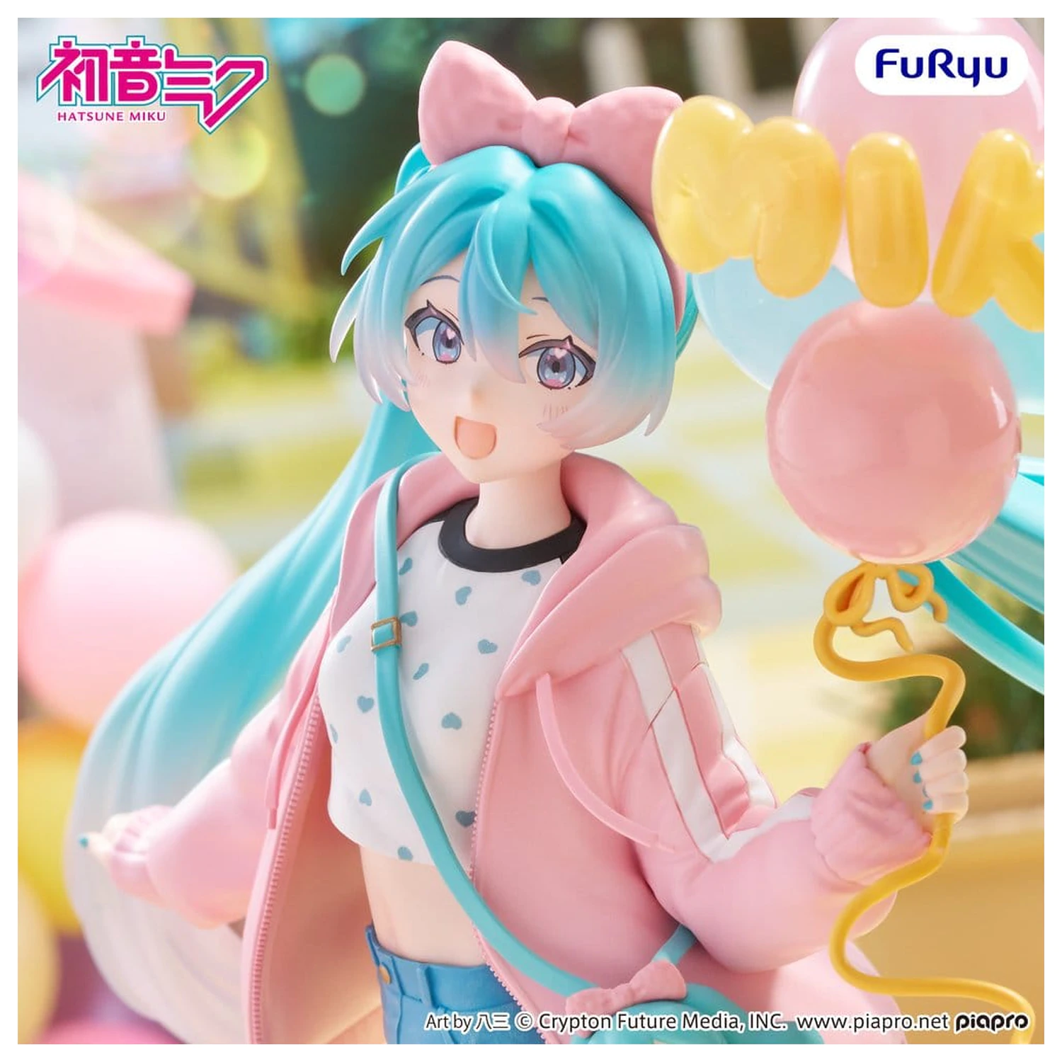 Hatsune Miku Muchute Theme Park Date Version PVC figura 19 cm termékfotó