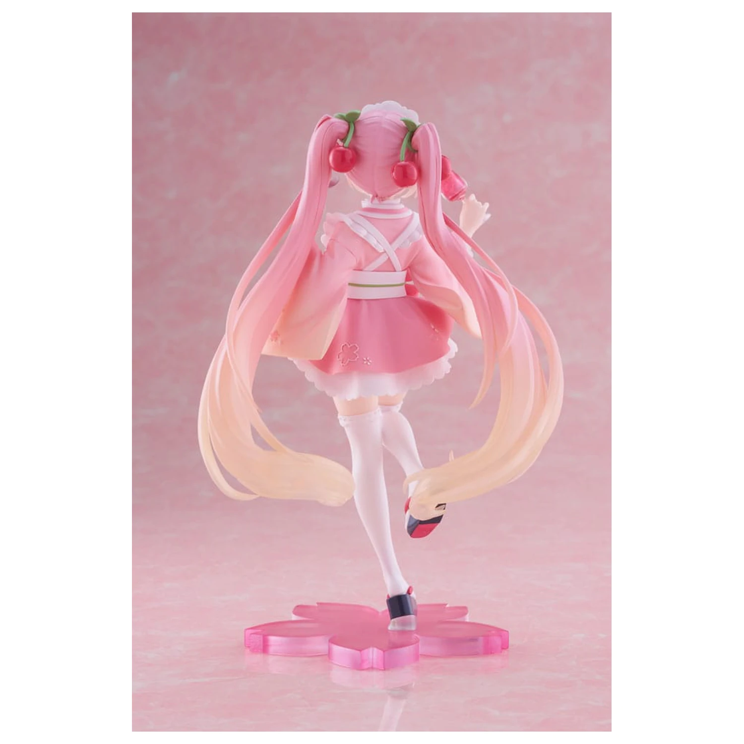 Hatsune Miku Newley Written Sakura Miku Japanese Cafe Ver. Reissue PVC szobor figura 18 cm termékfotó